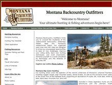 Tablet Screenshot of montanabackcountryoutfitters.com